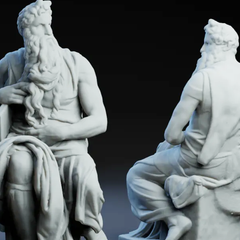 Moses by Michelangelo Statue | 3D Printer Model Files