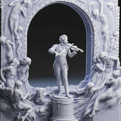 Music of the Night Statue | 3D Printer Model Files