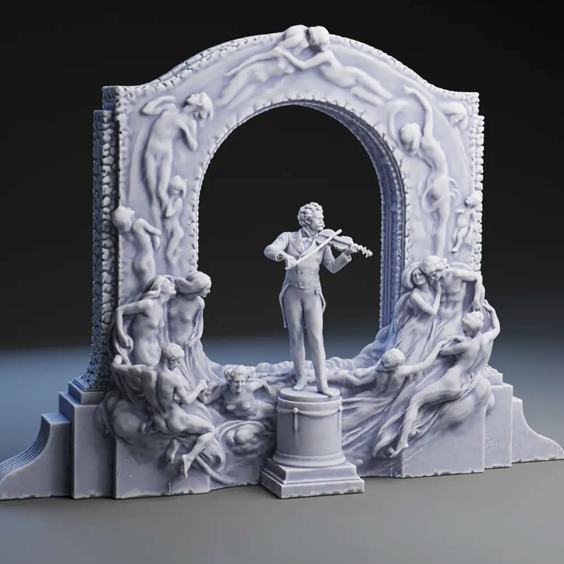 Music of the Night Statue | 3D Printer Model Files