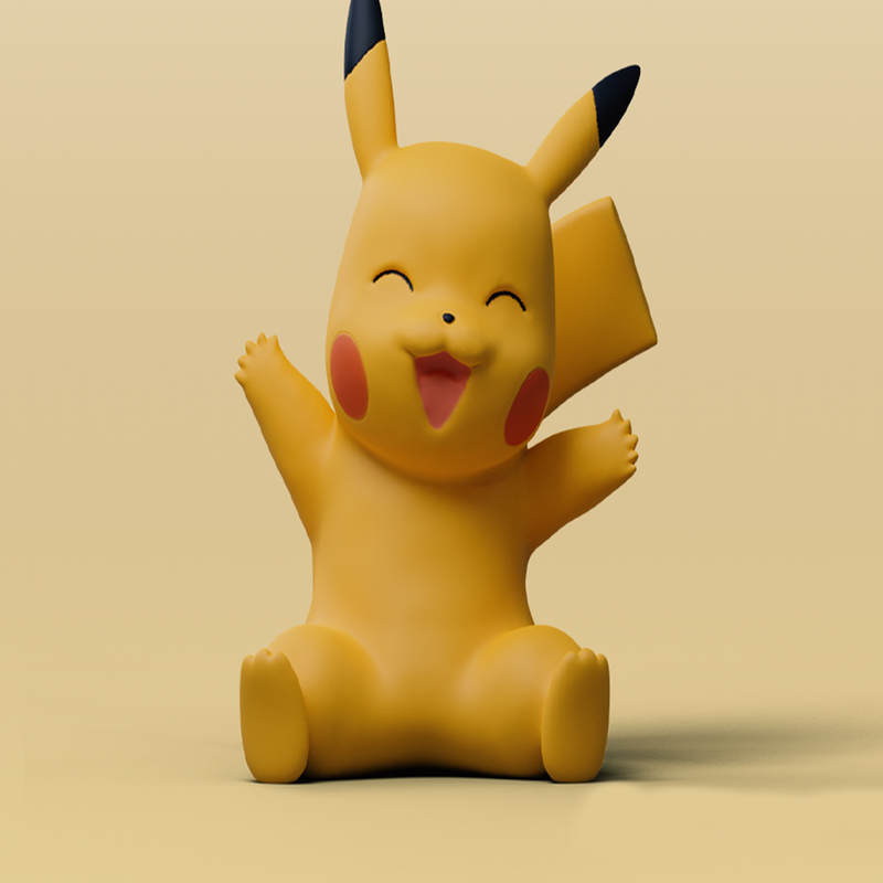 Pikachu Pokemon Figure | 3D Printer Model Files