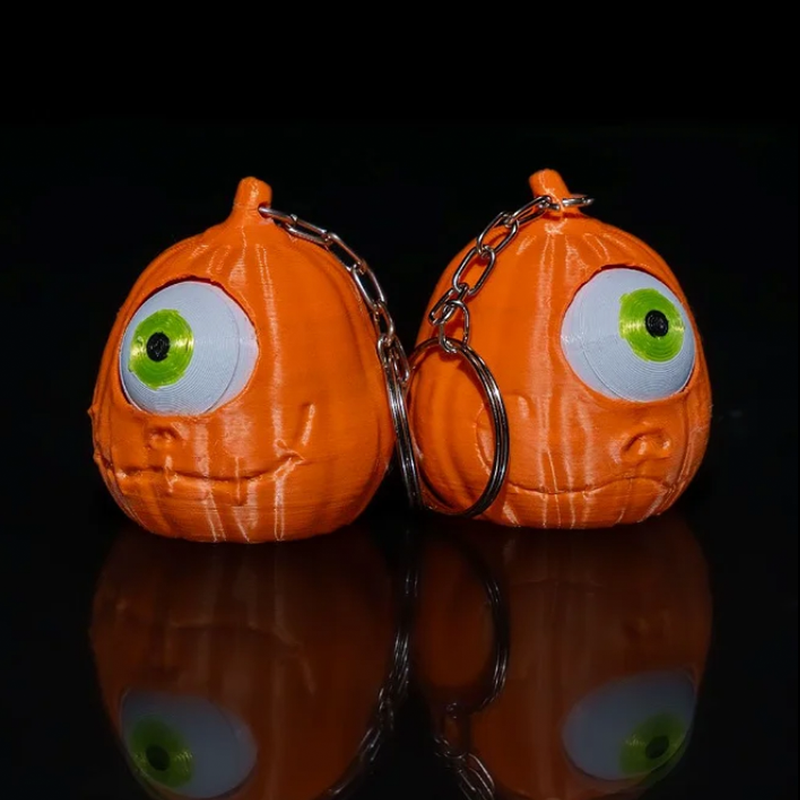 Pumpkin Fidget Keychain | 3D Printer Model Files