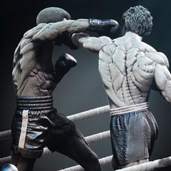 Rocky Balboa Apollo Creed Statue | 3D Printer Model Files