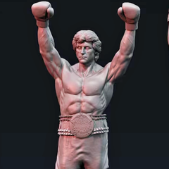 Rocky Balboa Statue | 3D Printer Model Files