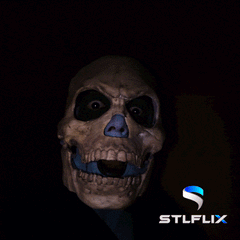 Skeleton Skull Mask | 3D Printer Model Files