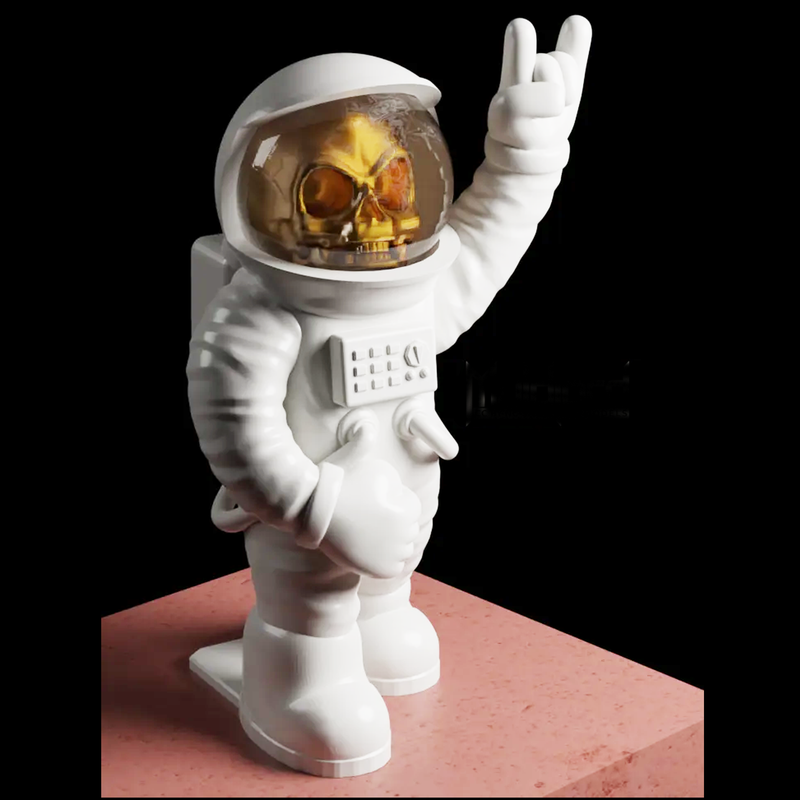 Skull Astronaut in Spacesuit | 3D Printer Model Files
