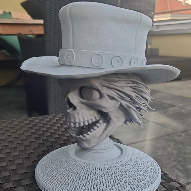 Skull Cowboy Ghost Rider Statue | 3D Printer Model Files