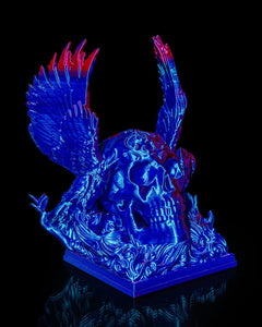 Skull Wings and Bones Statue | 3D Printer Model Files