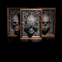 Skulls Wall Art | 3D Printer Model Files
