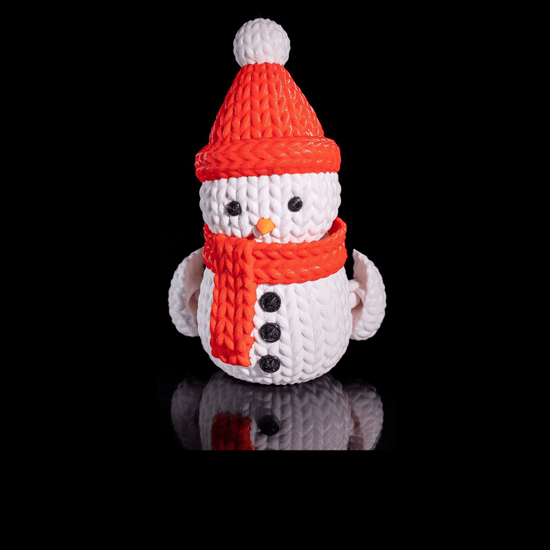Snowman Crochet Knitted Articulated | 3D Printer Model Files