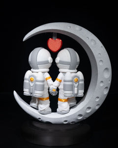 Space Explorers Couple | 3D Printer Model Files