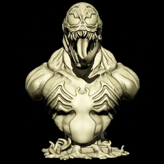 Spider Man Venom Bust | 3D Printer Model Files