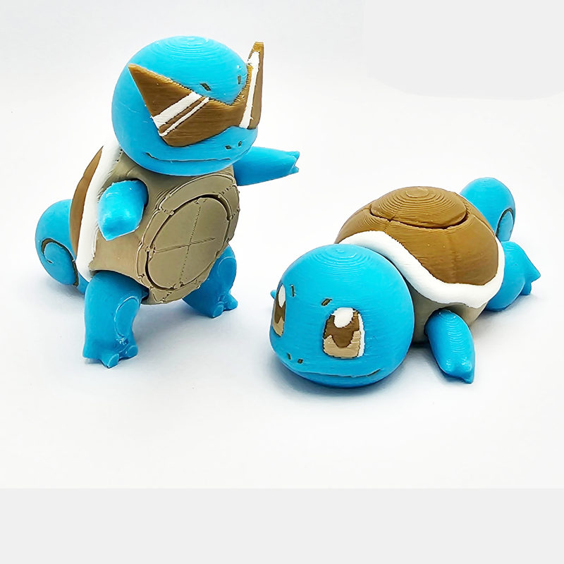 Squirtle Pokemon Articulated | 3D Printer Model Files