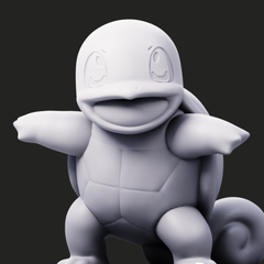 Squirtle Pokemon Figure | 3D Printer Model Files