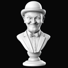 Stan Laurel and Oliver Hardy Bust | 3D Printer Model Files