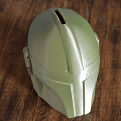 Star Wars Mandalorian Piggy Bank | 3D Printer Model Files