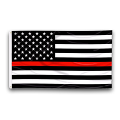 Thin Red Line | Cloth American Flag | USA Made by Vets