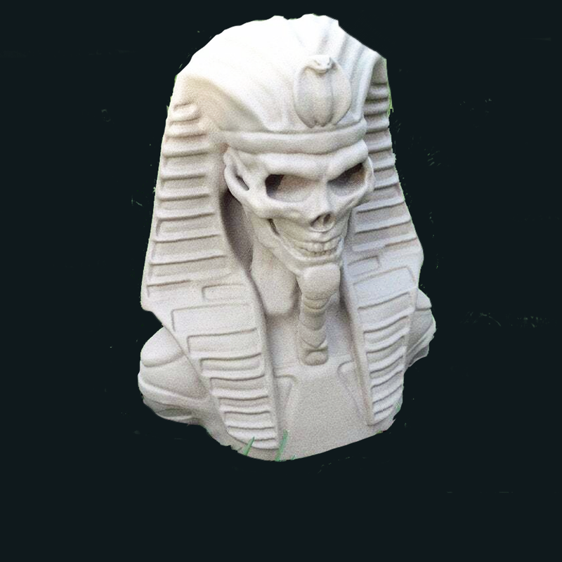 Undead Pharaoh Skull Planter | 3D Printer Model Files