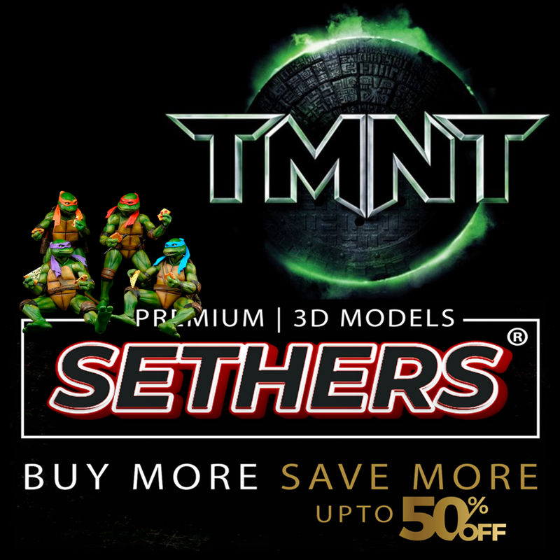 Teenage Mutant Ninja Turtles TMNT | 3D Printing Models Collection of Premium 3D Printer STL Model Files at Sethers. Highest Quality 3D Models ready for download