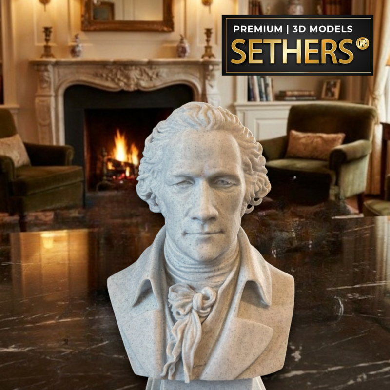 Alexander Hamilton Bust | 3D Printing Models