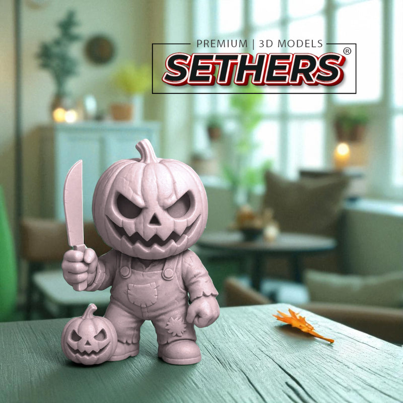 Pumpkin Guardian Halloween Carver | 3D Printing Models