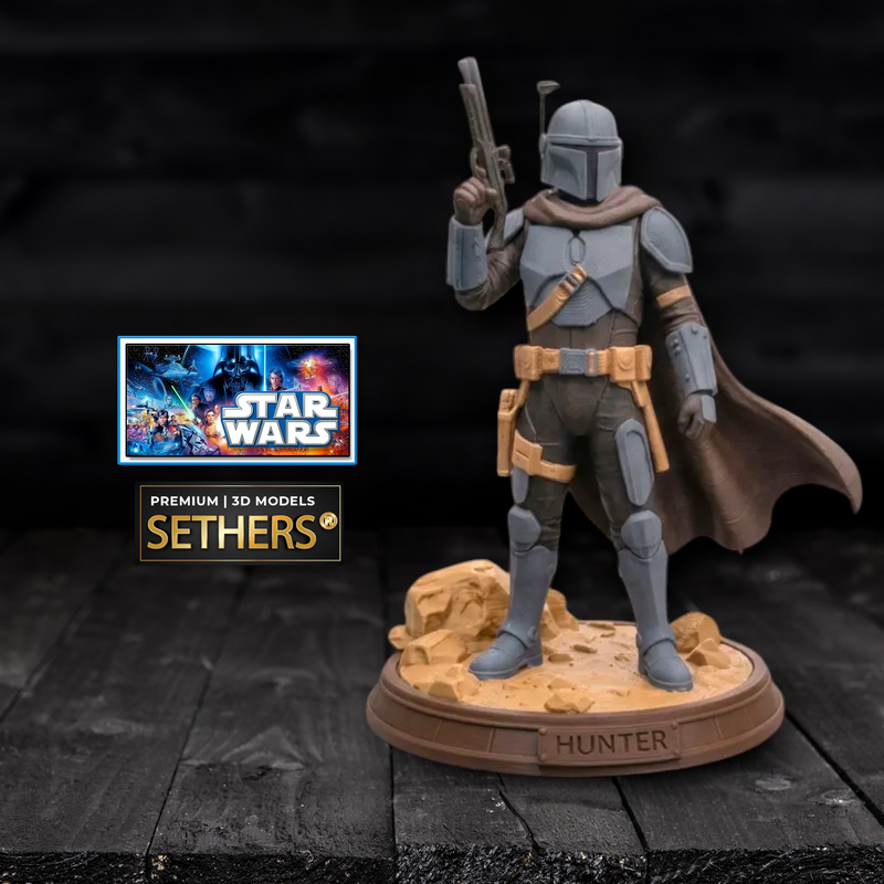 Mandalorian Sculpture | Star Wars Statue | Best 3D Printing Models