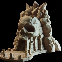 Skull Temple | RPG Dice Tower | 3D Printer Model Files