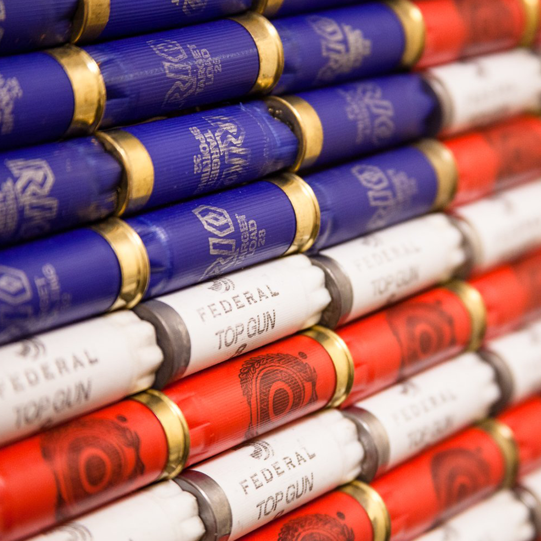 12 Gauge Shotgun Shells | American Flag | Wood Framed