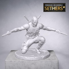 Deadpool Sculpture | 3D Printer Model Files