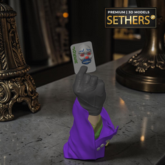 Batman Dark Knight Joker Poker Card Arm Sculpture | 3D Printing Models