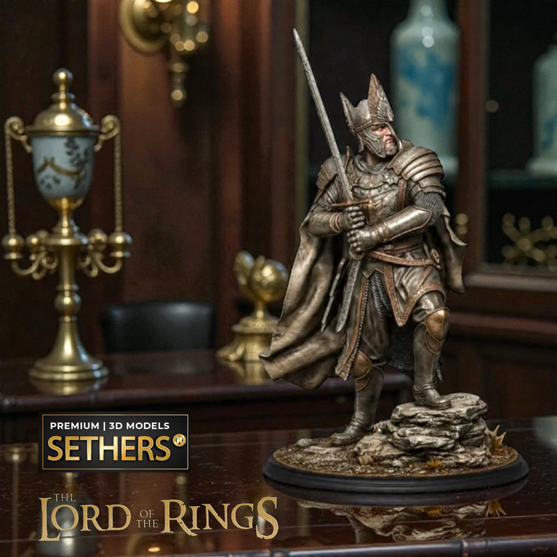 Elendil Diorama | Lord of the Rings | 3D Printing Models
