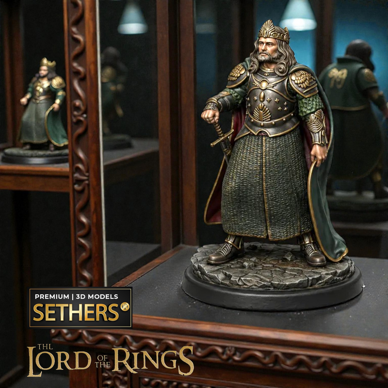 Aragorn Heir of Isildur Diorama | Lord of the Rings | 3D Printing Models