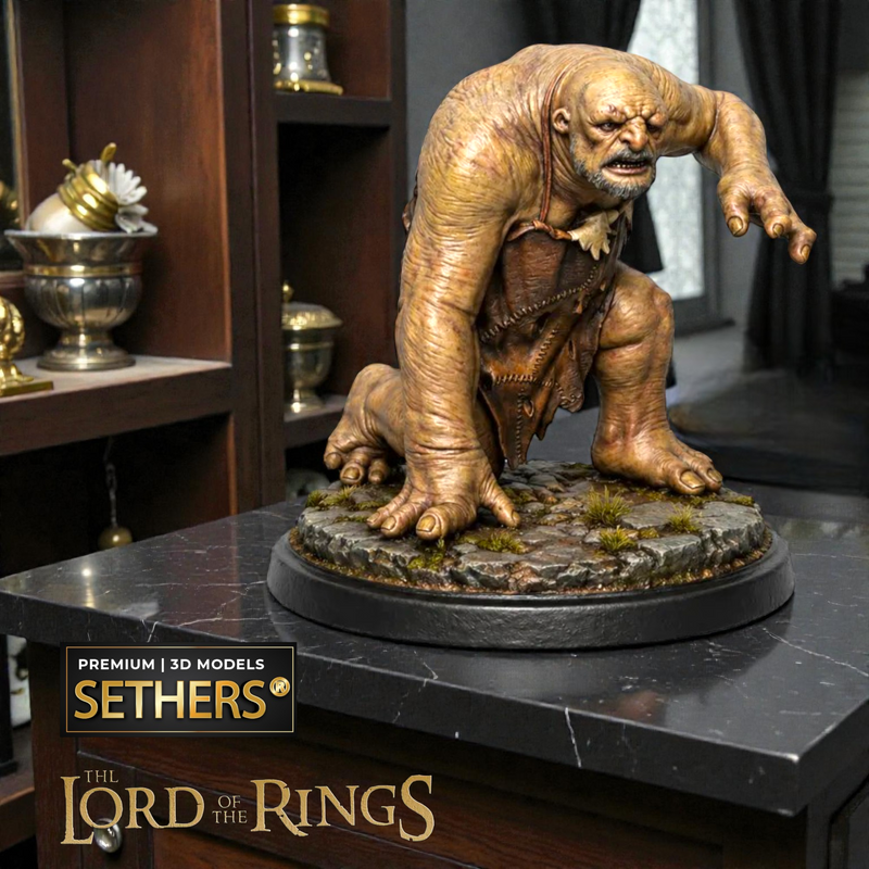 Bert the Troll Diorama | Lord of the Rings | 3D Printing Models