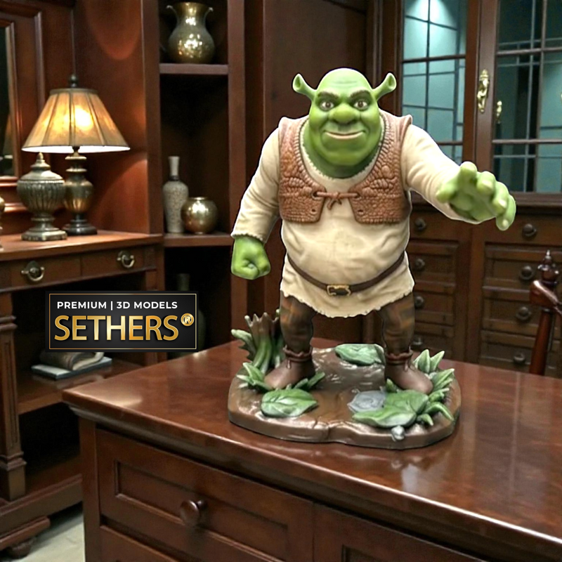 Shrek Sculpture Statue | 3D Printing Models
