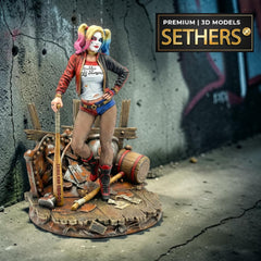 Harley Quinn Diorama | Batman Dark Knight | 3D Printing Model Files