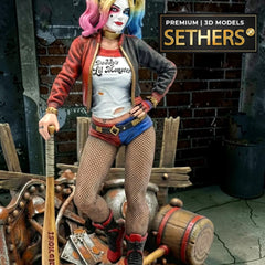 Harley Quinn Diorama | Batman Dark Knight | 3D Printing Model Files