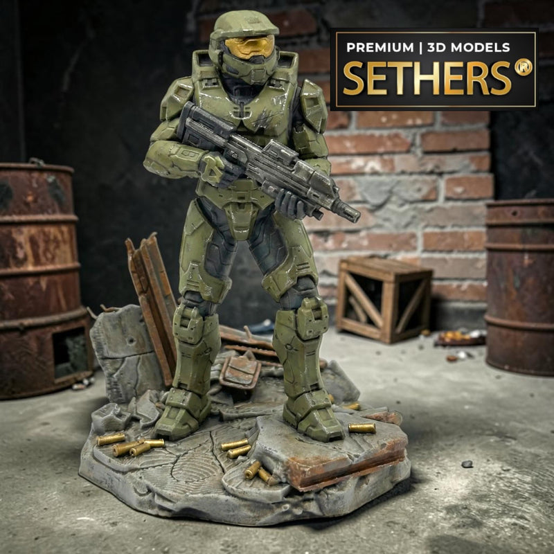 Halo Master Chief Diorama | 3D Printing Model Files 