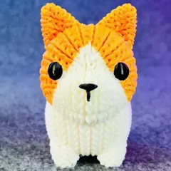 Corgi Puppy Dog | Crochet Knitted | 3D Printer Model Files