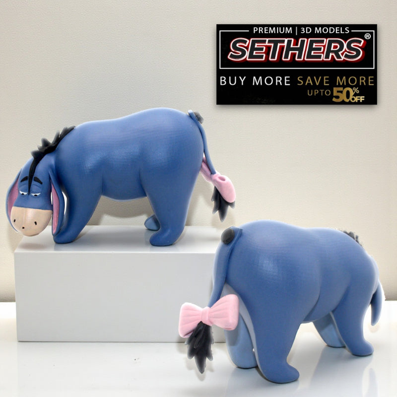 Eeyore Sculpture | Winnie the Pooh | 3D Printing Model Files