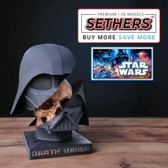 Darth Vader Skull | Star Wars Statue | Best 3D Printing Models at Sethers