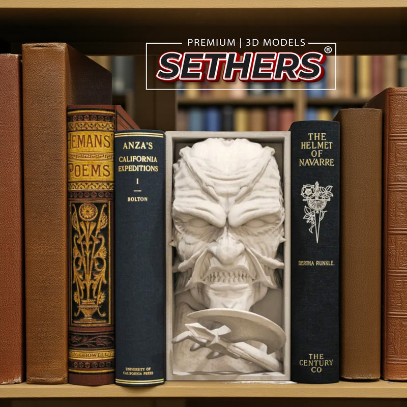 The Creeper | Book Nook w/ optional Wall Mount | 3D Printing Models