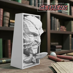 The Creeper | Book Nook w/ optional Wall Mount | 3D Printing Models