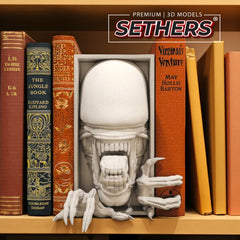 Xenomorph | Book Nook w/ optional Wall Mount | 3D Printing Models