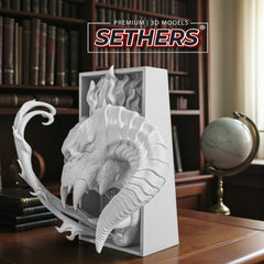 Balrog | Book Nook w/ optional Wall Mount | 3D Printing Models