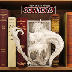 Balrog | Book Nook w/ optional Wall Mount | 3D Printing Models