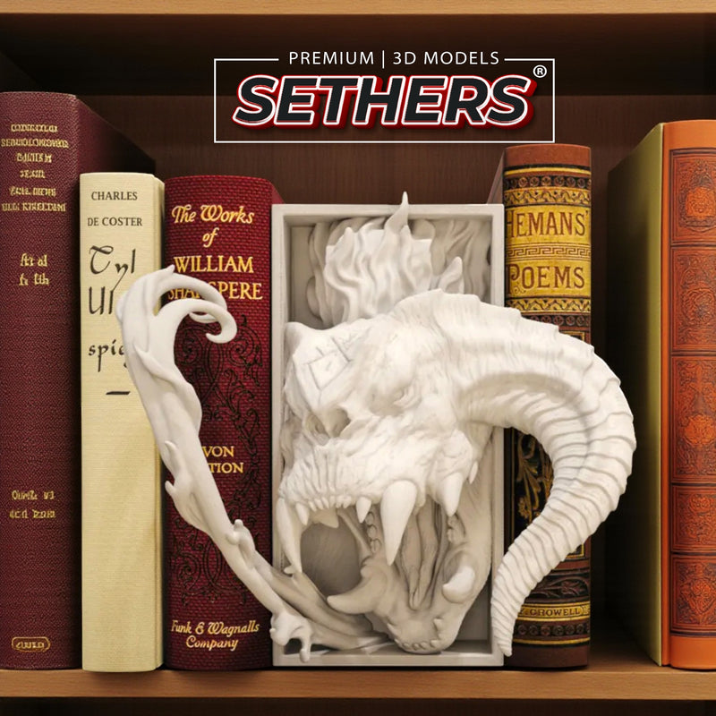 Balrog | Book Nook w/ optional Wall Mount | 3D Printing Models