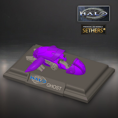 Halo Ghost | Collectors Display | 3D Printing Model Files 
