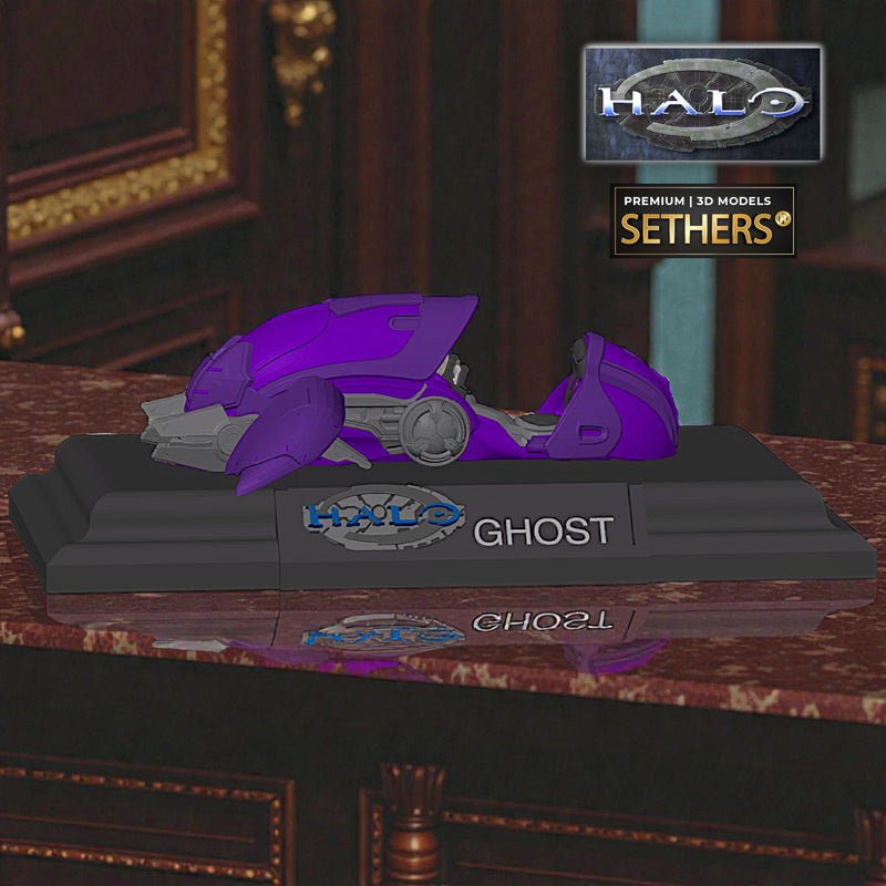 Halo Ghost | Collectors Display | 3D Printing Model Files 