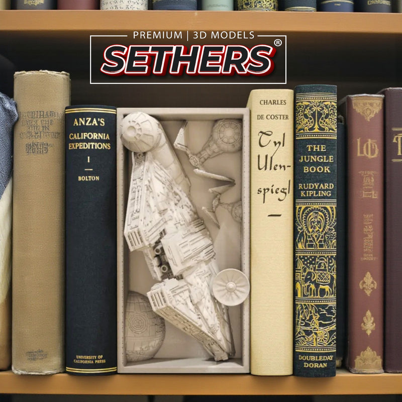 Star Wars | Book Nook w/ optional Wall Mount | 3D Printing Models