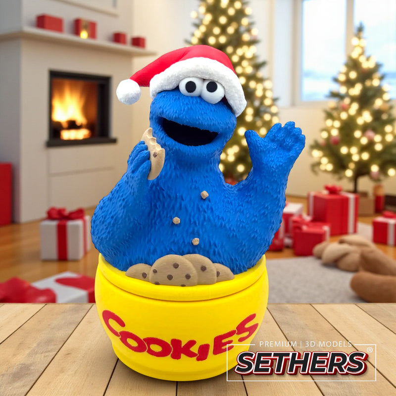 Cookie Monster Cookie Jar Candy Bowl | Best 3D Printer Model Files