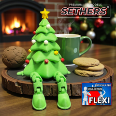 Christmas Tree | Flexi Articulated | Christmas Decor | 3D Printing Models